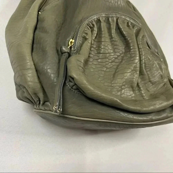 Botkier Bryant Leather Gray Green Hobo Shoulder Bag - Picture 5 of 9